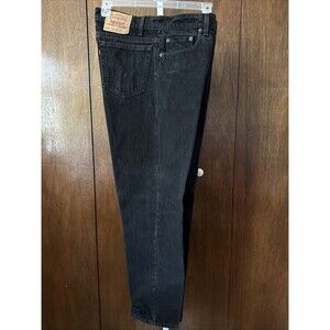 Vintage Levi's Jeans Mens 36x32 Black 550 Relaxed Fit Grunge USA Made Y2K